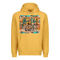 Mustard be the light matthew 5 14 Premium Hoodie - JahusDesignShop