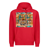 Red be the light matthew 5 14 Premium Hoodie - JahusDesignShop