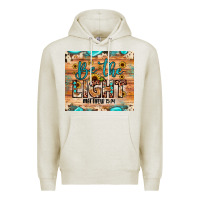 Oatmeal Heather be the light matthew 5 14 Premium Hoodie - JahusDesignShop