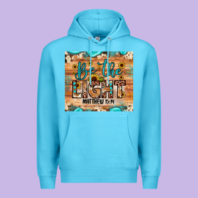 Be The Light Matthew 5 14 Premium Hoodie Designed By Jahusdesignshop