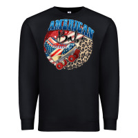 Black American babe Premium Sweatshirt - Zillion Design Studio