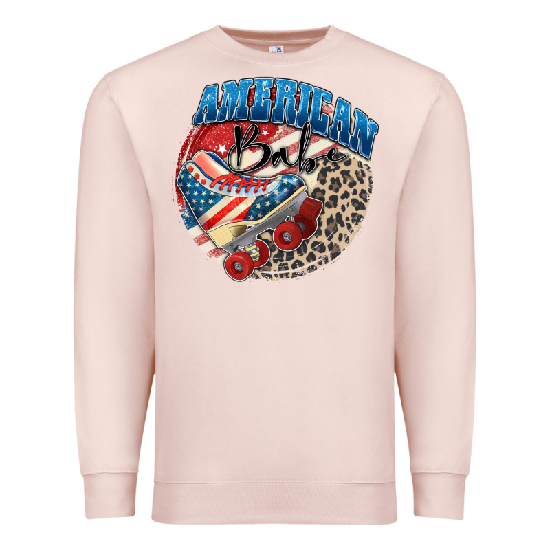 American Babe Premium Sweatshirt by Zillion Design Studio | Teevron
