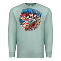 Seafoam American babe Premium Sweatshirt - Zillion Design Studio