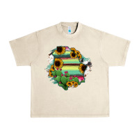 Sandshell Chihuahua State Of Mexico Map Urban Heavy Tee - RanaPortraitStore