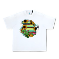 White Chihuahua State Of Mexico Map Urban Heavy Tee - RanaPortraitStore