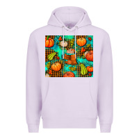 Lilac pumpkin spice and pumpkin Premium Hoodie - AdoDesignShop