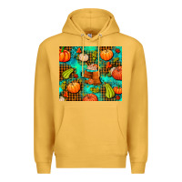 Mustard pumpkin spice and pumpkin Premium Hoodie - AdoDesignShop