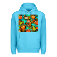 Ocean Blue pumpkin spice and pumpkin Premium Hoodie - AdoDesignShop