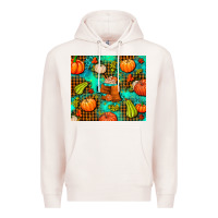 Pale Pink pumpkin spice and pumpkin Premium Hoodie - AdoDesignShop