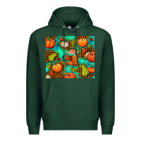 Sports Green pumpkin spice and pumpkin Premium Hoodie - AdoDesignShop