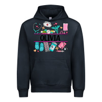 Navy nurse elements with costom name Urban Hoodie - AdoDesignShop