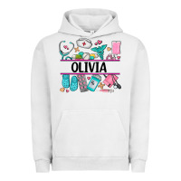 Pigment Lunar Rock nurse elements with costom name Urban Hoodie - AdoDesignShop