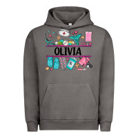 Pigment Tornado nurse elements with costom name Urban Hoodie - AdoDesignShop