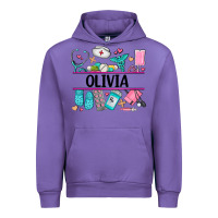 Tulip nurse elements with costom name Urban Hoodie - AdoDesignShop
