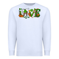 White Dental Love St. Patricks Day Premium Sweatshirt - RanaPortraitStore