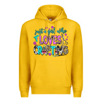 Lemon just a girl who loves crafting Premium Hoodie - AdoDesignShop