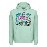 Seafoam just a girl who loves crafting Premium Hoodie - AdoDesignShop