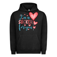 Pigment Black i'm a sucker for you Urban Hoodie - JahusDesignShop