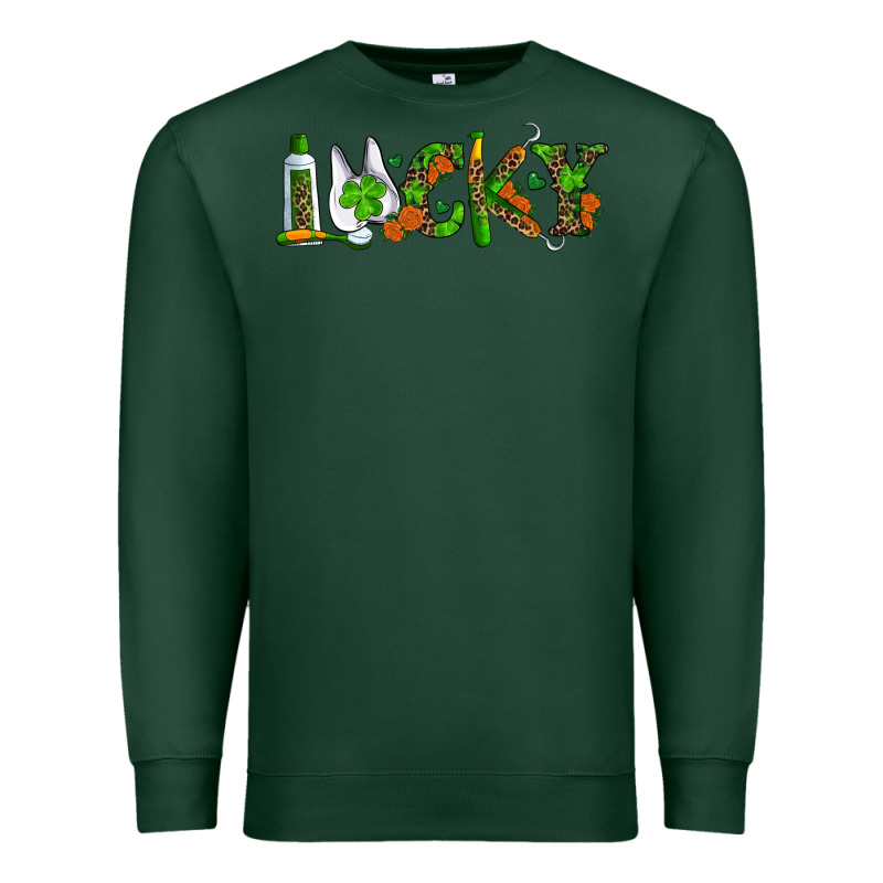 Dental Love St. Patricks Day Premium Sweatshirt by RanaPortraitStore | Teevron
