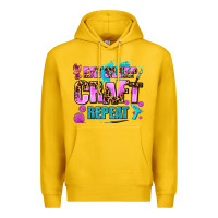 Lemon eat sleep craft repeat Premium Hoodie - AdoDesignShop