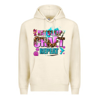 Tofu eat sleep craft repeat Premium Hoodie - AdoDesignShop