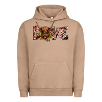 Pigment Burro highland cow love Urban Hoodie - JahusDesignShop