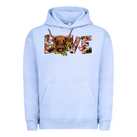 Pigment Grape Ice highland cow love Urban Hoodie - JahusDesignShop