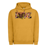 Pigment Peanut Butter highland cow love Urban Hoodie - JahusDesignShop
