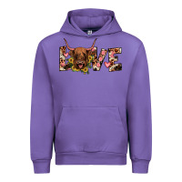Tulip highland cow love Urban Hoodie - JahusDesignShop