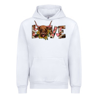 White highland cow love Urban Hoodie - JahusDesignShop