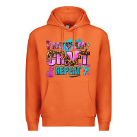 Carrot eat sleep craft repeat Premium Hoodie - AdoDesignShop