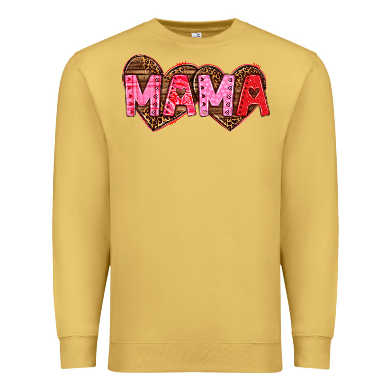 Mama Valentines Day Premium Sweatshirt by texasbilliewilder | Teevron