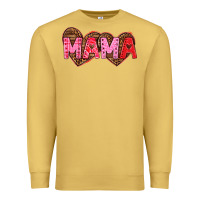 Antique Gold mama valentines day Premium Sweatshirt - texasbilliewilder