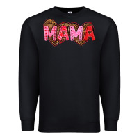 Black mama valentines day Premium Sweatshirt - texasbilliewilder