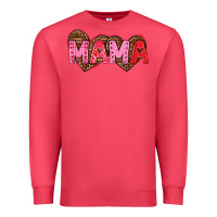 Cardinal mama valentines day Premium Sweatshirt - texasbilliewilder