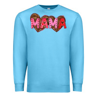 Ocean Blue mama valentines day Premium Sweatshirt - texasbilliewilder