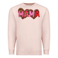 Pale Pink mama valentines day Premium Sweatshirt - texasbilliewilder