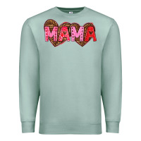 Seafoam mama valentines day Premium Sweatshirt - texasbilliewilder