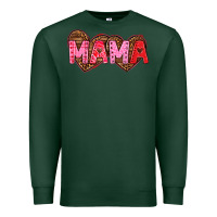 Sports Green mama valentines day Premium Sweatshirt - texasbilliewilder