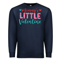 Navy momys little valentine Premium Sweatshirt - texasbilliewilder