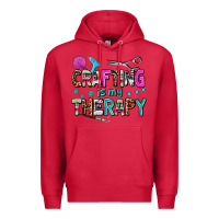 Cardinal crafting is my therapy Premium Hoodie - AdoDesignShop