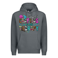 Rock crafting is my therapy Premium Hoodie - AdoDesignShop