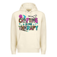 Sandshell crafting is my therapy Premium Hoodie - AdoDesignShop