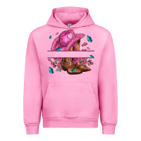 Fuchsia Pink pink cowgirl hat and roses Urban Hoodie - AdoDesignShop