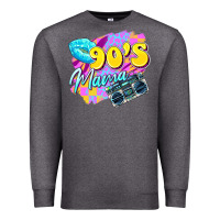 Charcoal Heather 90's mama Premium Sweatshirt - Zillion Design Studio