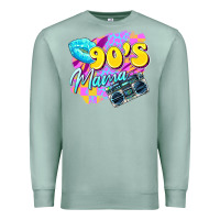 Seafoam 90's mama Premium Sweatshirt - Zillion Design Studio
