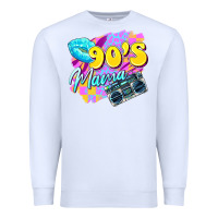 White 90's mama Premium Sweatshirt - Zillion Design Studio