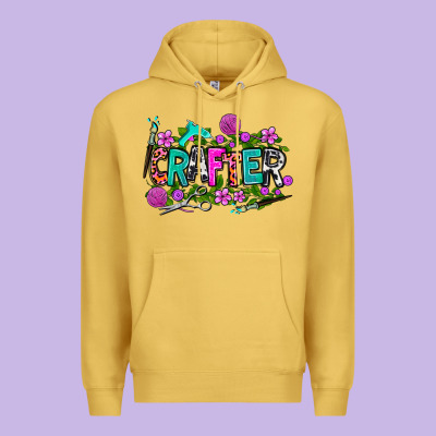 Crafter Premium Hoodie Designed By Adodesignshop