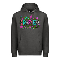 Charcoal Heather crafter Premium Hoodie - AdoDesignShop