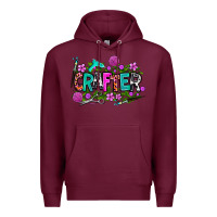 Burgundy crafter Premium Hoodie - AdoDesignShop
